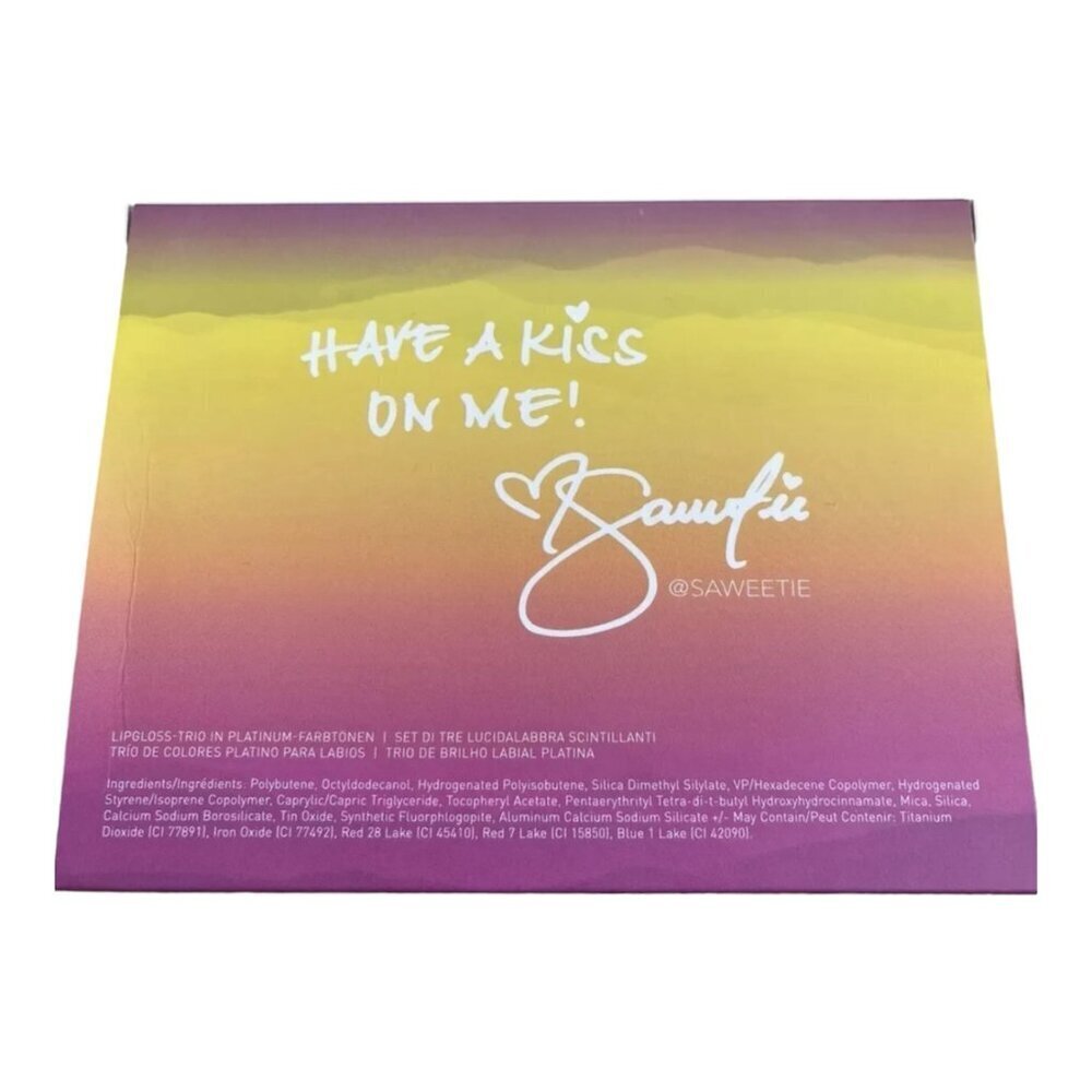 MORPHE ICY LIPS By SAWEETIE LIP PLATINUM TRIO~LTD ED~AUTHENTIC & CRUELTY FREE - Picture 3 of 3